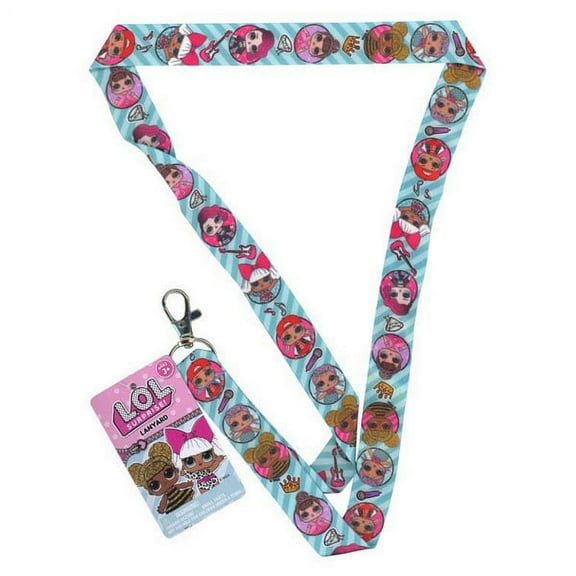 LOL Surprise Characters 17" Lanyard w/ Lobster Claw ID, Key, Holder Accessories