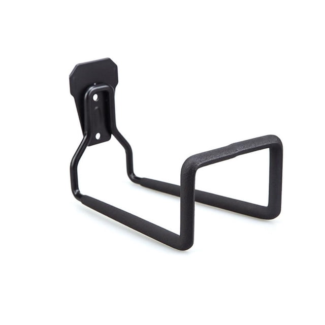 Gancho de metal resistente para montaje en pared de garaje, gancho para colgar bicicletas, negro para manguera de agua Sywqhk Libre de BPA