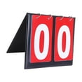 thumbnail image 2 of 2 Digit Score Keeper Flips up Portable Sports Scoreboard Tabletop Scoreboard for Basketball Ball Red, 2 of 9