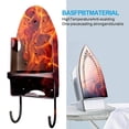 thumbnail image 4 of Organisateur de Fer à Repasser, Rangement de Buanderie Facile à Monter avec Support et Crochets en Fer Résistant à la Chaleur Compatible avec Planche à Repasser, 4 of 4