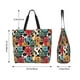 thumbnail image 5 of Disketp Different Cats 1 Bolsa Tote Estampada para Mujer, Bolso de Hombro y de Mano para Compras y Viajes, 5 of 8