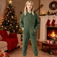 thumbnail image 6 of Fleece Lined Onesie Jumpsuit for Little Ones, Soft and Cozy with Zip Closure for Easy Dressing andGrip Soles for Indoor and Outdoor Safety, 6 of 6