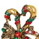 thumbnail image 4 of Yuarrent Decorado Árbol de Navidad Botas de Papá Noel Muñeco de nieve Campana Broche Bufanda Collar Solapa Broche de Navidad Regalo de niña Kits de decoración para fiestas No.55 Yuarrent JR0793-55, 4 of 6