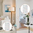 thumbnail image 4 of Yayeee Toggle Light Switch Wall Plate 1-Gang 4.5"x2.7" Home Decorative Outlet Cover, White Retro Pattern, 4 of 7