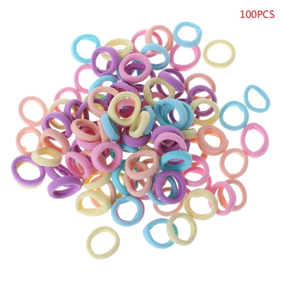 PatungKu Mini Hair Bands, Elastic Hair Ties, Mini Hair Ties, Rubber Hair Ties Multicolor