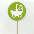 thumbnail image 2 of Darling Souvenir, Baby Pram Baby Shower Cupcake Toppers, Dessert Decorations - Pack Of 20, 2 of 3