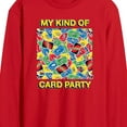 thumbnail image 2 of UNO - My Kind Of Card Party - Men's Long Sleeve T-Shirt, 2 of 4