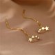 thumbnail image 4 of Pendientes de estrella para mujer Pendientes de constelación con borlas, 4 of 7