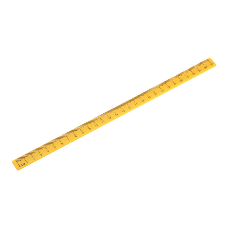 3pcs Whiteboard Magnetic Ruler 29cm Metric Straight Rulers, Yellow Deep  Blue