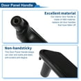 thumbnail image 4 of Mango de panel de puerta interior del lado del pasajero delantero para VW Passat B5 2001-2005 Soporte interior Número 3B4867372/3B0867180A Negro ABS 3 Pcs, 4 of 6