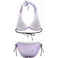 thumbnail image 6 of SKQIT Women Swimsuit Bikini Sets Triangle Cheeky Gradient Color Two Piece Bathing Suit, 6 of 7
