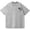 Light Gray #001, variant on Short Sleeve Shirts for Men Vintage Oversized T Shirt Washed Casual Crew Neck T Shirt Palm Tree Graphic Tees, M