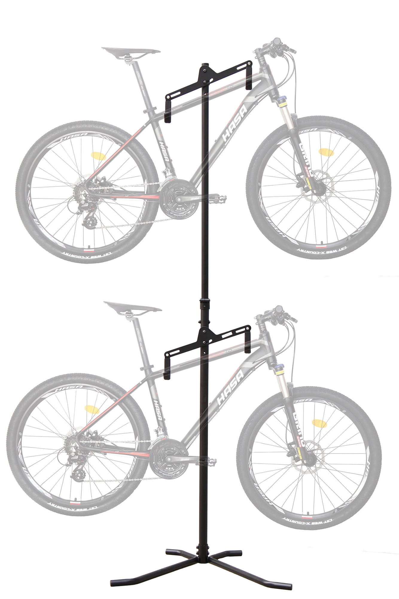 2 bike bicycle floor rack stand