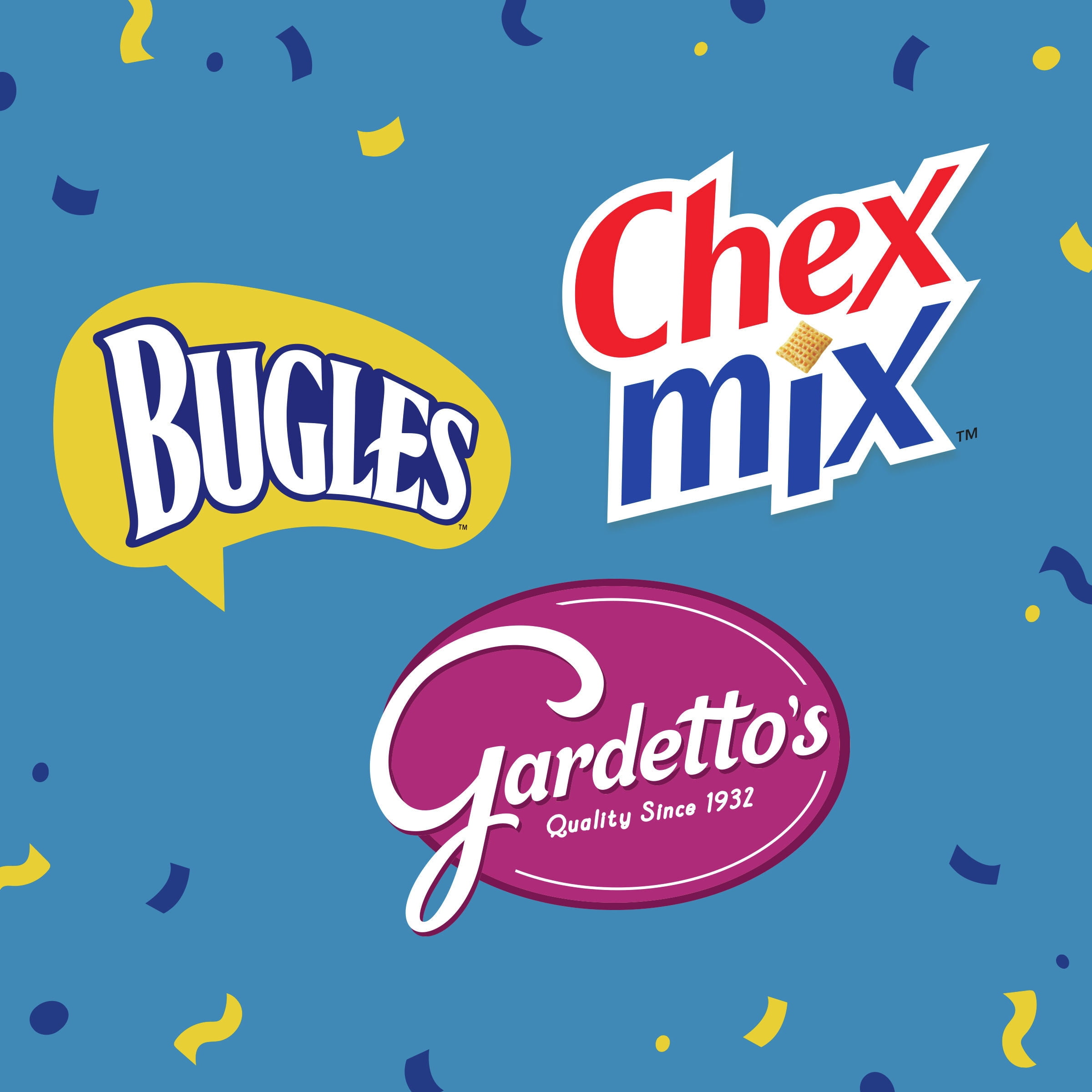 Bugles Chex Mix Gardetto's Family Favorites Variety Pack, Snack Bags, 40 ct