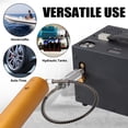 thumbnail image 4 of TFixol High-Pressure Air Filter with 30Mpa Capacity, Aluminum Orange Design, 8mm Quick Connect, 300mm Length, Includes Hoses and Mounting Kit, 4 of 6