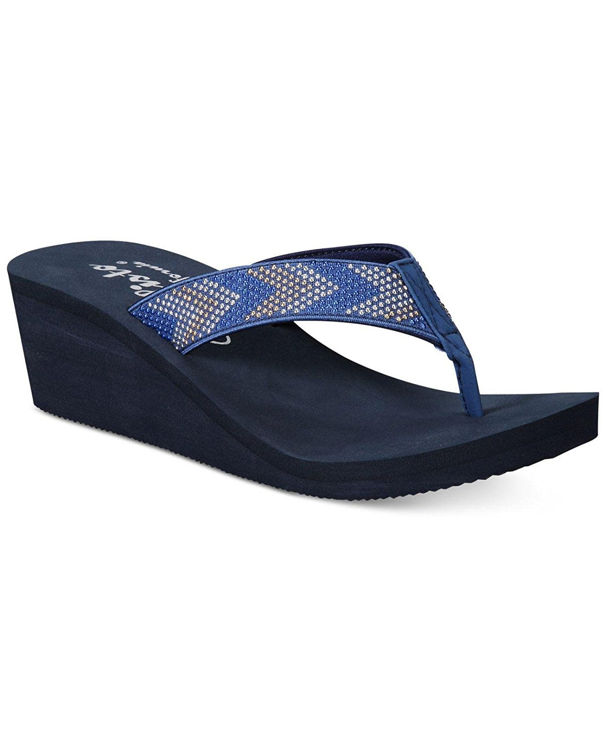 stilla platform wedge flip flop