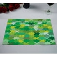 thumbnail image 2 of EREHome Coloré puzzle Napperon Table Tapis de Tasse 12x18 Pouces, Ensemble de 2, 2 of 2