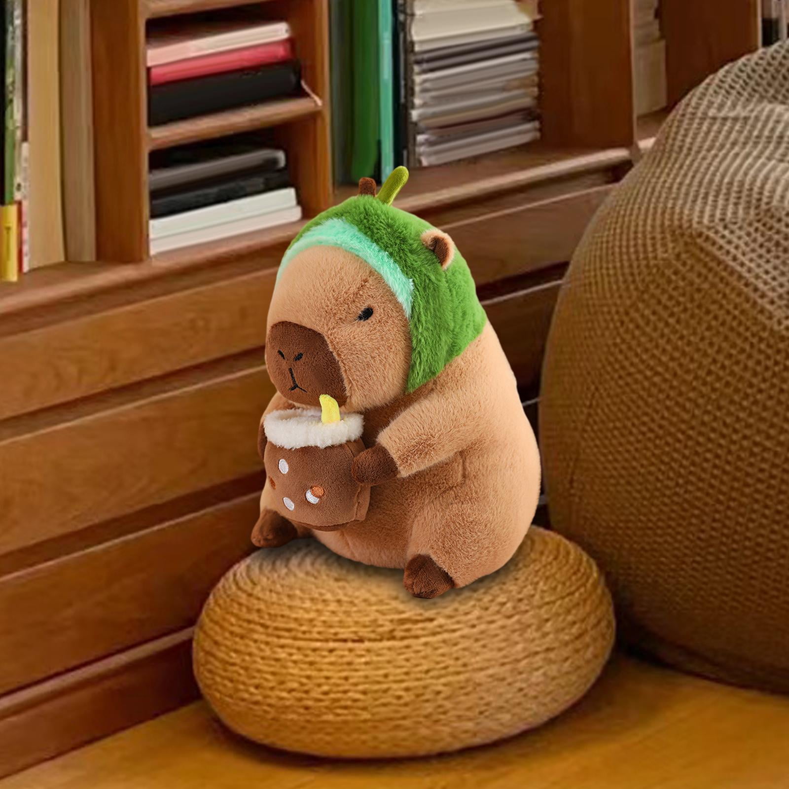 LeeQinersw Capybara Doll Living Room Decoration Birthday Gifts Accompany Sleep Toy for Boys Avocado 40cm