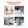 thumbnail image 6 of T700 Carbon Fiber Pickleball Paddle with Aero Throat Honeycomb Core for Enhanced Power Control Spin Professional Racket for Adults Men Women, 6 of 6
