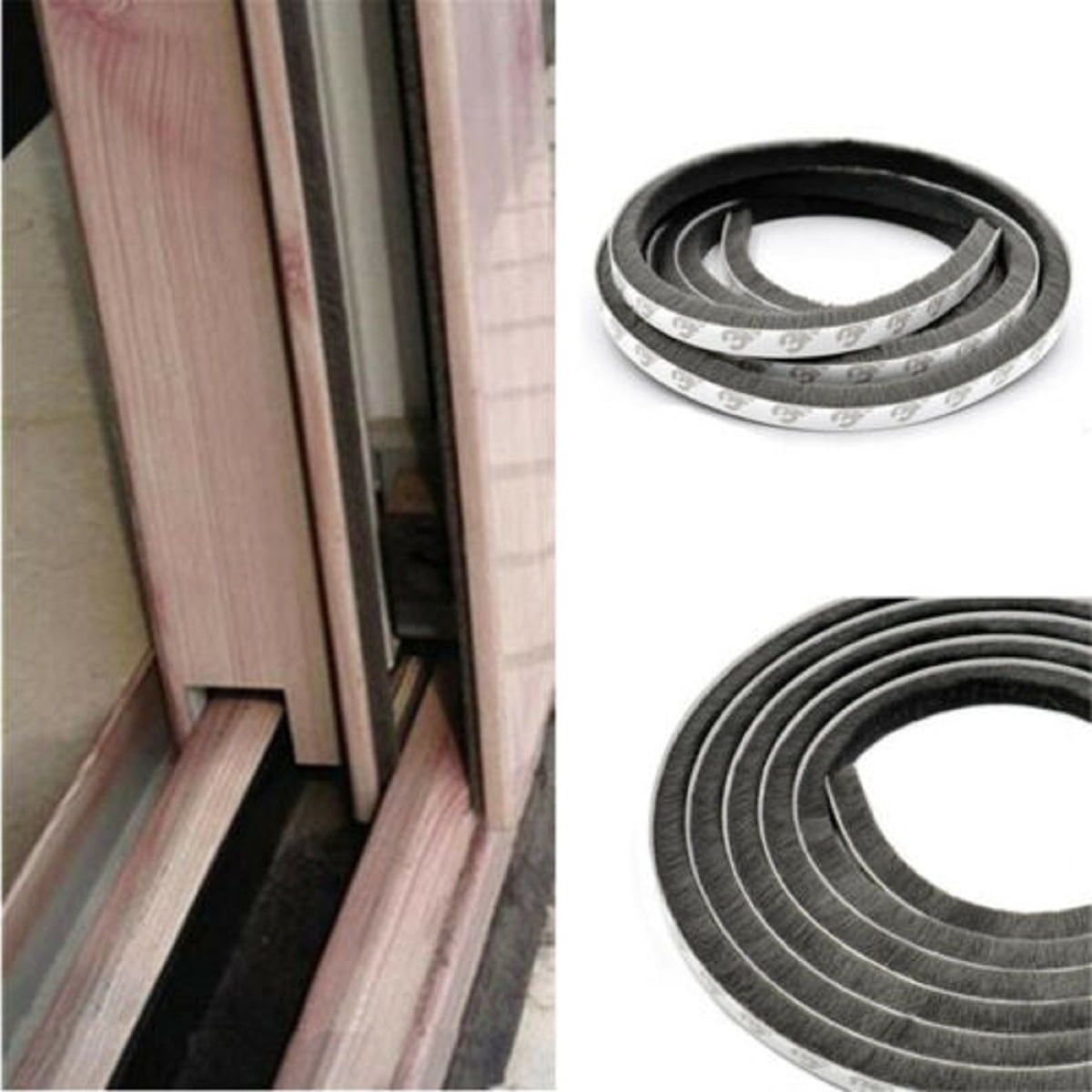 Details about   Rubber Foam Seal Strip Weatherstrip Draught Excluder Car Door Edge Protector 