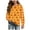 Orange, variant on Staki Toddler Halloween Outfit Toddler Halloween Sweatshirt Girls Print Graphic Tees Kids Long Sleeve Outfit Tops(Red,1-2Years)