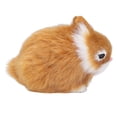 thumbnail image 1 of Miniature Plush , Mini  Cute Plush Rabbits Lifelike Stuffed Animal Easter Bunny Simulation Model Birthday Gift Furry  Figurine, Miniatures Decorations, 1 of 8