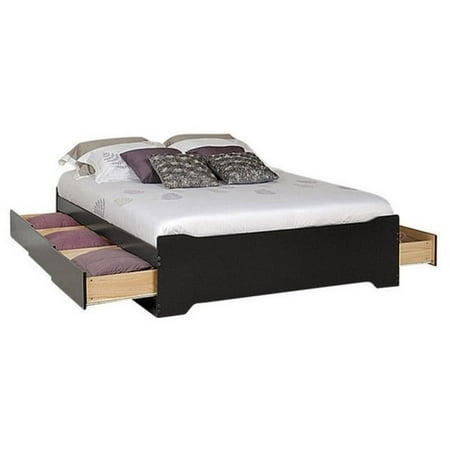 storage bed prepac platform queen