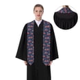 thumbnail image 4 of Zufioo Fire Truck 1 Print Graduation Shawl Ribbon, Graduation Ribbon for Male and Female Graduates-Flattened, 4 of 7