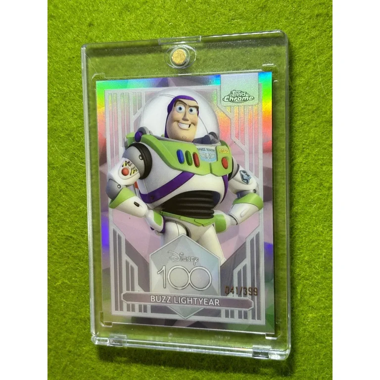 Buzz LightYear DISNEY 100 PINK REFRACTOR # /399 Toy Story CARD