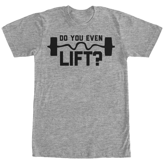 Men's CHIN UP Do You Even Lift Graphic Tee Athletic Heather Small