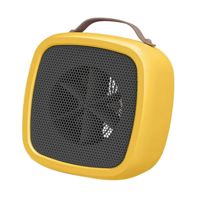 Calentador portátil, ventilador de calentador eléctrico de protección contra sobrecalentamiento de tamaño compacto con asa para uso doméstico