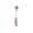 Rose Gold, variant on LIERTOUR Coffee Spoon, 304 Stainless Steel Feather Series Creative Dessert Spoon for Kitchen And Cafe Use for Drinks And Sweets for Home And Party in Modern Style. Black