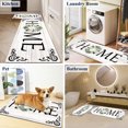 thumbnail image 3 of Findosom 2pcs Anti Fatigue Kitchen Rug Set,18"x30"+18"x47" Waterproof Non Slip Kitchen Runner Rug,0.4" Thick Cushioned Kitchen Floor Mats,Ergonomic Standing Mats Back Pain Relief Laundry Foam Rug, 3 of 7