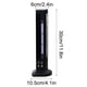 thumbnail image 3 of Mini Tower Fan Bladeless USB Desk Fan, Tower Shaped Bladeless Mini Fan, Convenient Desktop Fan for Home Office, Quiet Operation, Energy Efficient, Portable Foldable Design, Metal Frame, For, 3 of 7