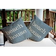 thumbnail image 3 of E by Design Beach House Nautical Indoor/Outdoor Throw Pillow, 3 of 3