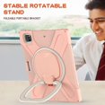 thumbnail image 5 of Funda a juego para iPad Pro de 12,9 pulgadas (2020) con correa para el hombro, soporte de anilla ajustable grande, portalápices y protección contra golpes., 5 of 5