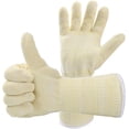 thumbnail image 1 of Guantes universales para barbacoa: resistentes al calor hasta 500 °C para asar, hornear, cocinar en la chimenea y cocinar, 1 of 5