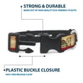 thumbnail image 4 of Buckle-Down Pet Collar, Dog Collar Plastic Buckle, California Flag Continuous Vintage, 16 to 23 Inches 1.5 Inch Wide, 4 of 8