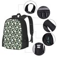 thumbnail image 3 of Daiia White Daisies and Bee Backpack for Men and Women -Durable Backpack Large Capacity, Water-Resistant Bag with Adjustable Straps and Laptop Compartment, 3 of 7