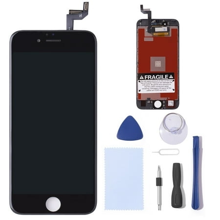 Display Replacement Kit - iPhone 6s Lcd Screen Replacement, iPhone 6s LCD Screen and Display Digitizer Frame Assembly Repair Kits for iPhone 6s 4.7 inch ( Black)