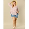 thumbnail image 3 of Blusa floral con Péplum Agnes Orinda TalGrande PaMujeres RoXL, 3 of 6