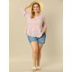 thumbnail image 3 of Blusa floral con Péplum Agnes Orinda TalGrande PaMujeres RoXL, 3 of 6