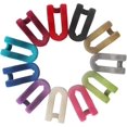 thumbnail image 5 of BRILLAR Juego de 33 Mini Perchas Flocadas 11 Colores, 5 of 5