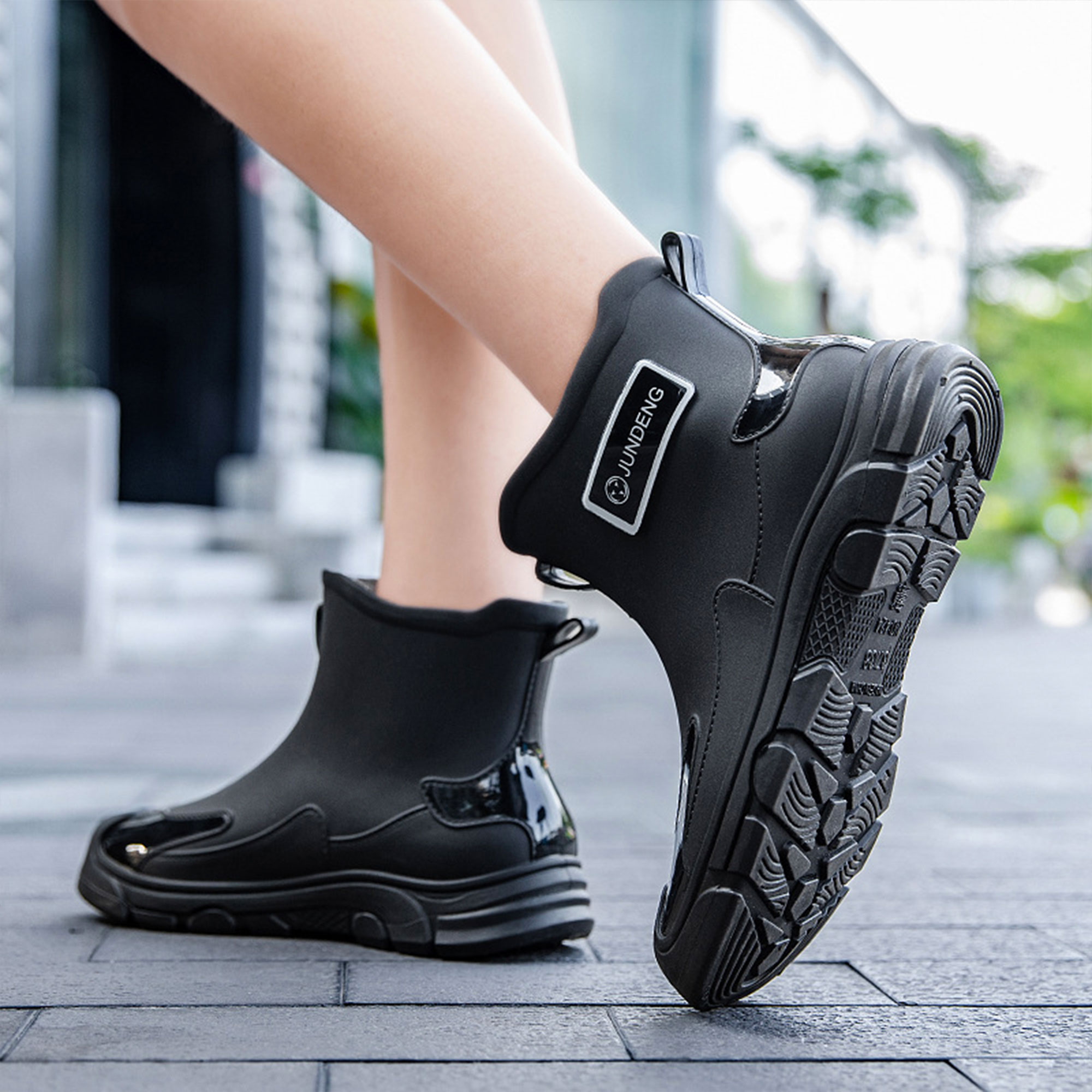 Ablanczoom Women's Waterproof Chelsea Rain Boot photo 5