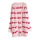 thumbnail image 5 of HongQid Women's Long Sleeve Cute Cardigan Sweaters V Neck Open Front Ribbed Knit Sweater Coat, 5 of 5