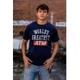 thumbnail image 3 of Funny Worlds Greatest ATM Dad Joke Men's Graphic T Shirt Tees Brisco Brands L, 3 of 5