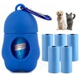 thumbnail image 1 of Pet Waste Bag Dispenser Mini Dog Poop Bag Dispenser with 5 Rolls Waste Bag, 1 of 10