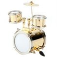 thumbnail image 1 of Réplica de instrumento musical en miniatura, juego de batería, ornamento, regalo de baterista, 1 of 9