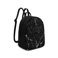 thumbnail image 2 of HELLHERO Marble Texture Design Travel Backpack for Women Versatile Small Backpack for Gym Hiking, Polyester Top Handle Small Work Bag, 2 of 8