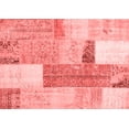 thumbnail image 1 of Ahgly Company Indoor Rectangle Patchwork Red Transitional Area Rugs, 8' x 12', 1 of 4